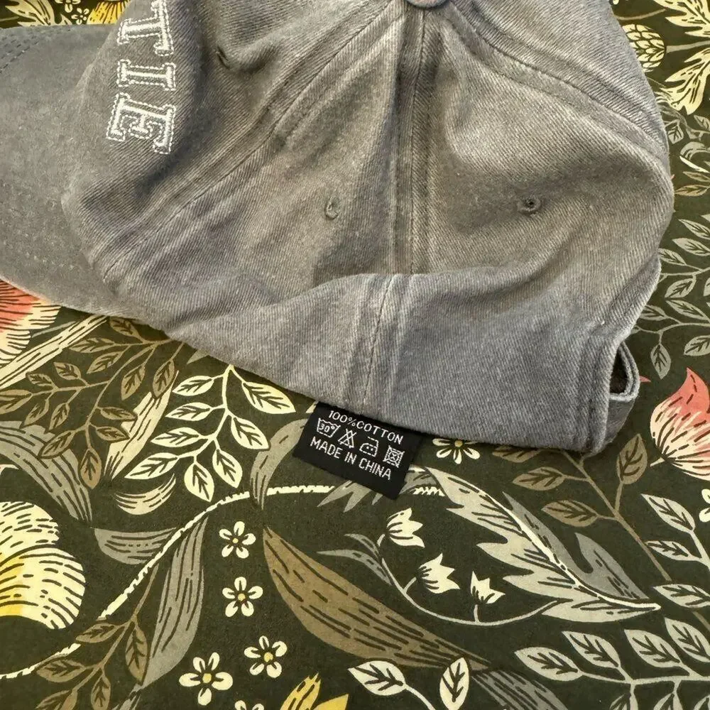 TAYLOR SWIFT 'Swiftie Est. 1989' Dad Hat Washed Black Gray Baseball Cap